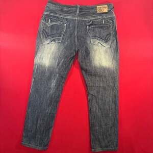 MACHINE MK Y2K SouthPole Style Men's Distressed‎ Jeans size 40 x 30 Bootcut